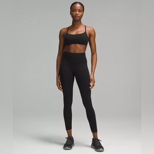 NEW Lululemon Wunder Train Ribbed Black Leggings 25” Size 4 Full Length